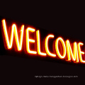 Welcome advertising led light letters neon sign custom led high quality acrylic led neon letter